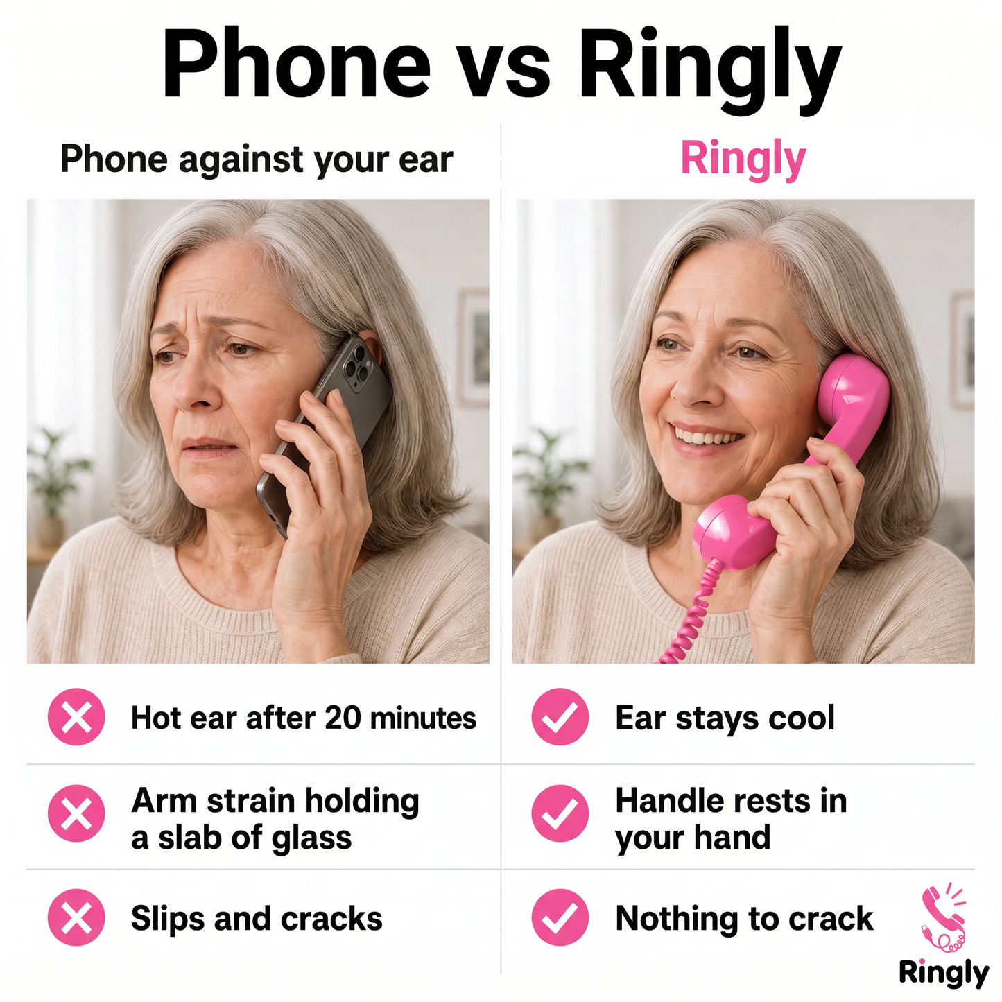 Ringly™ Retro Handset