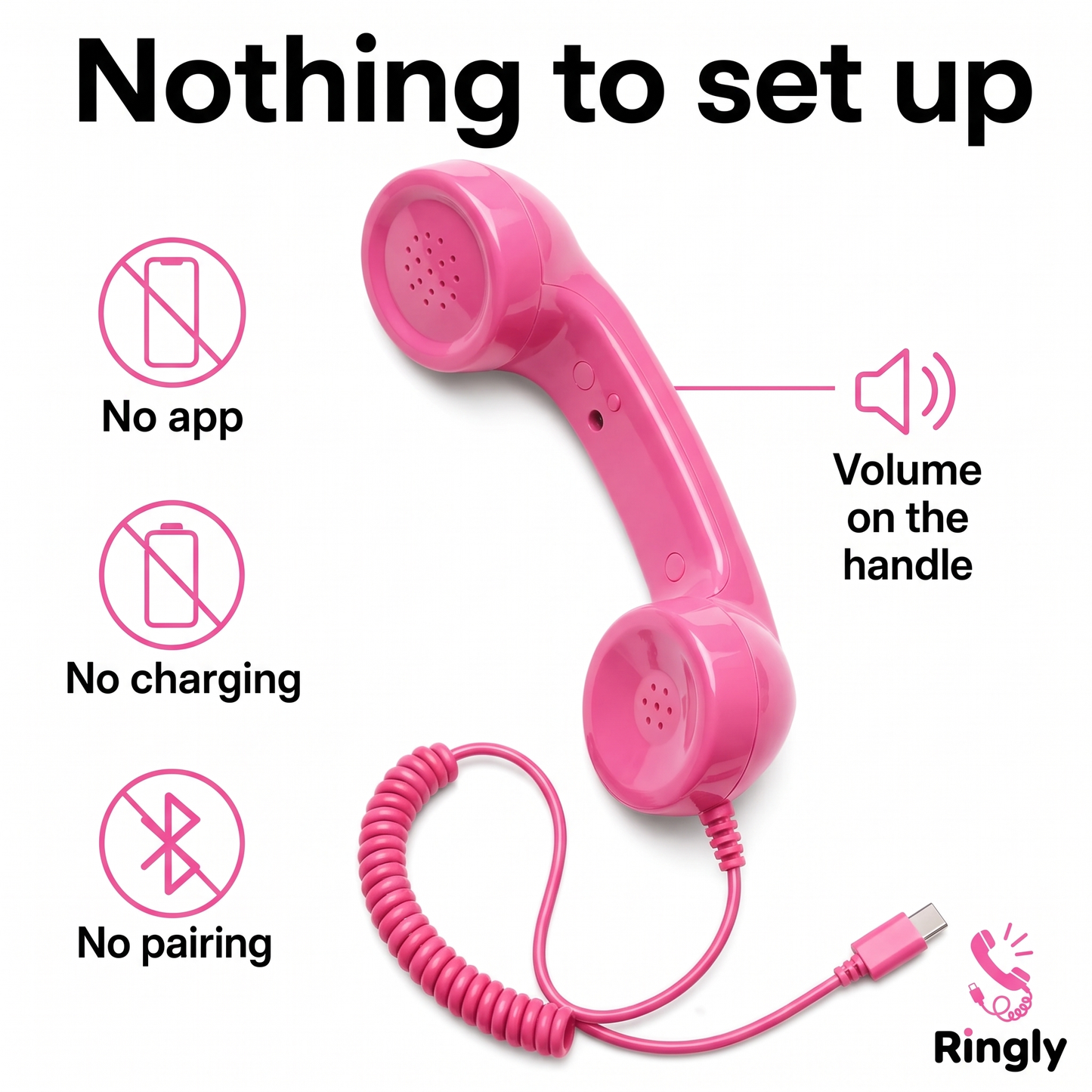Ringly™ Retro Handset